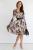 Платье "Элисон" (принт лилас) + поясок из экокожи П1616-15
