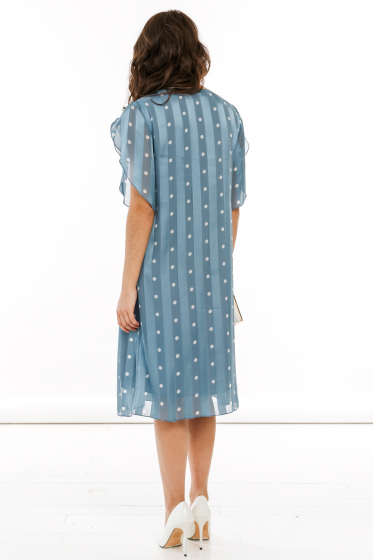 Платье "Мираж" (нежно-голубое) П2271